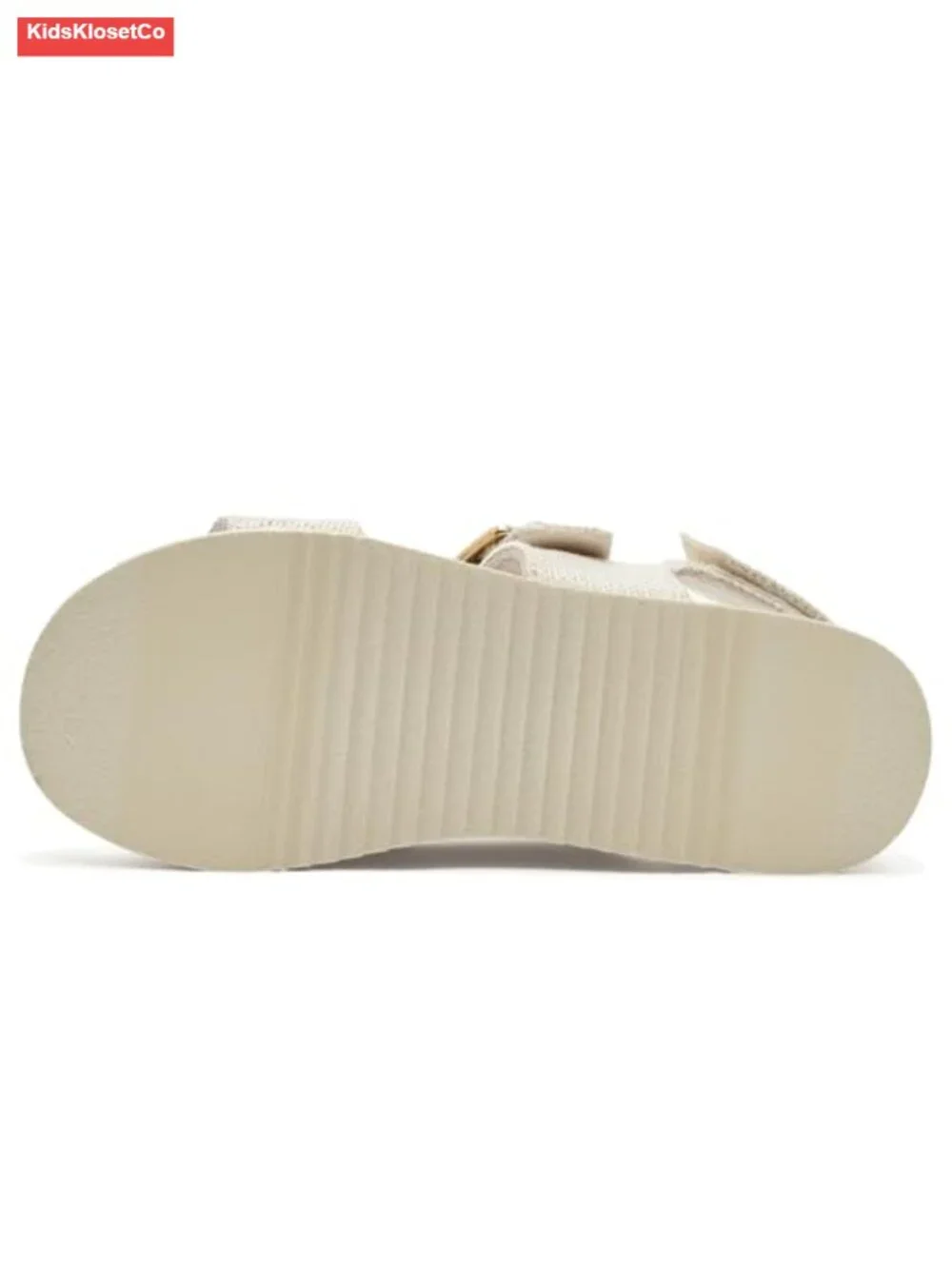 Kids Platform Sandals with Hook-and-Loop Closure